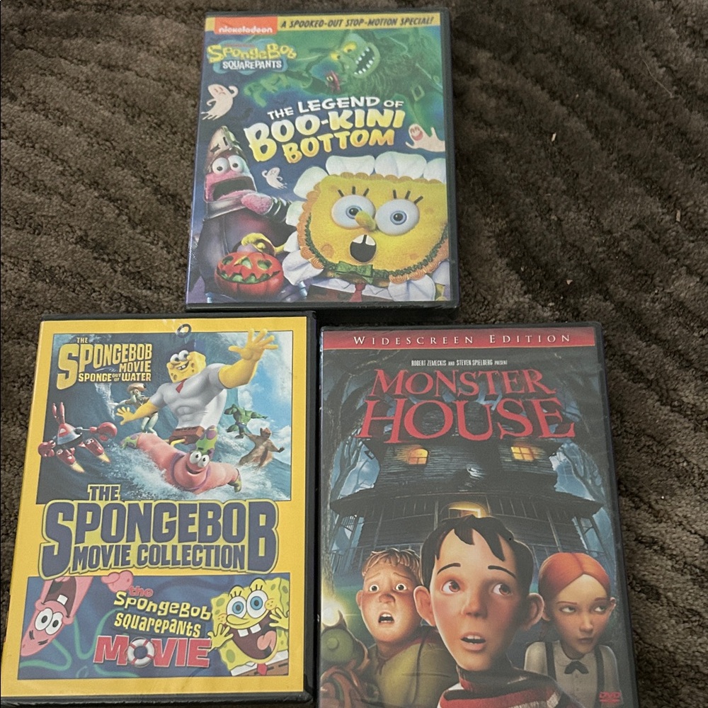 SpongeBob and Monster House DVD Collection